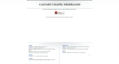 Desktop Screenshot of calvarychapelnederland.org